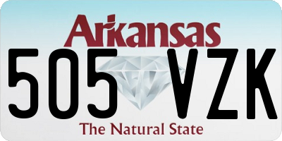 AR license plate 505VZK