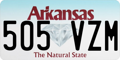 AR license plate 505VZM