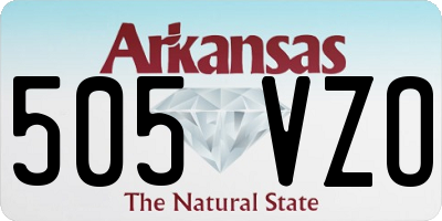 AR license plate 505VZO
