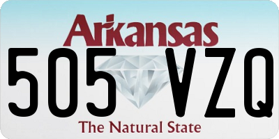 AR license plate 505VZQ