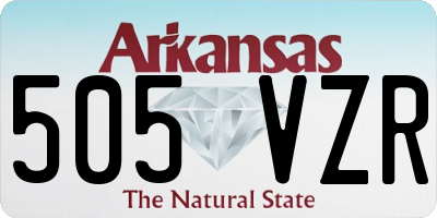 AR license plate 505VZR