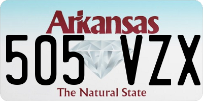 AR license plate 505VZX