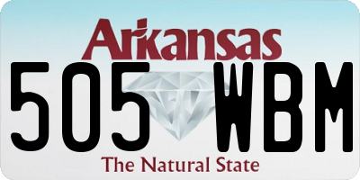AR license plate 505WBM