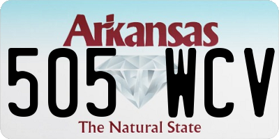 AR license plate 505WCV