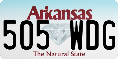 AR license plate 505WDG