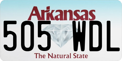 AR license plate 505WDL
