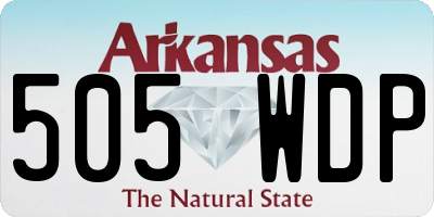 AR license plate 505WDP