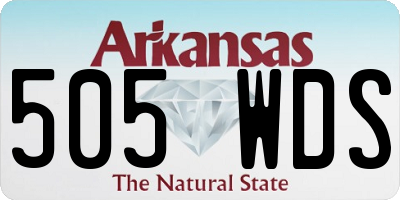 AR license plate 505WDS