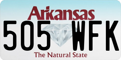 AR license plate 505WFK