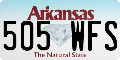 AR license plate 505WFS