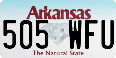 AR license plate 505WFU