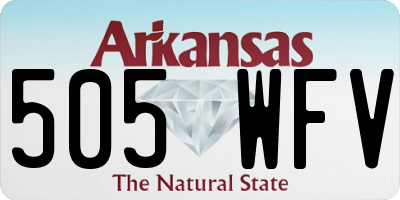 AR license plate 505WFV
