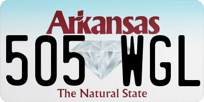 AR license plate 505WGL