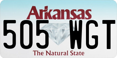 AR license plate 505WGT