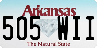 AR license plate 505WII