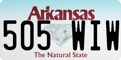 AR license plate 505WIW