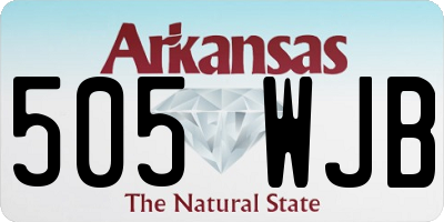 AR license plate 505WJB