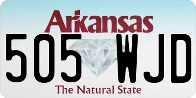 AR license plate 505WJD