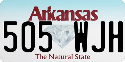 AR license plate 505WJH