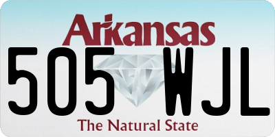AR license plate 505WJL