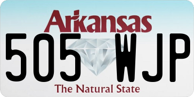 AR license plate 505WJP