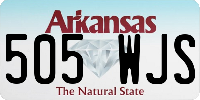 AR license plate 505WJS