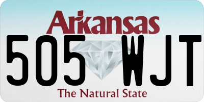 AR license plate 505WJT