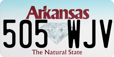 AR license plate 505WJV