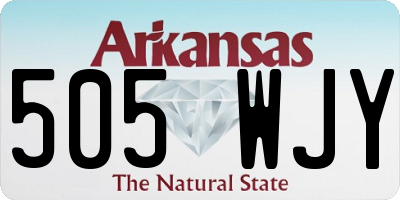 AR license plate 505WJY