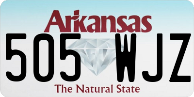 AR license plate 505WJZ