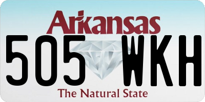 AR license plate 505WKH