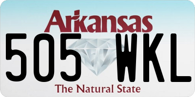 AR license plate 505WKL