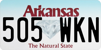 AR license plate 505WKN