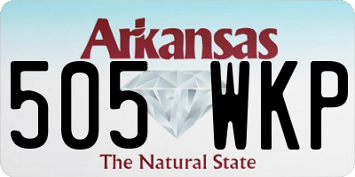 AR license plate 505WKP