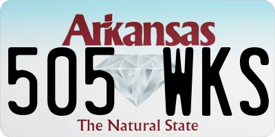 AR license plate 505WKS