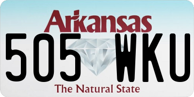 AR license plate 505WKU