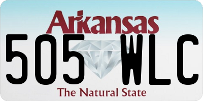 AR license plate 505WLC