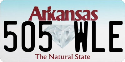AR license plate 505WLE