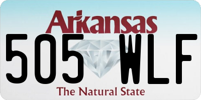 AR license plate 505WLF