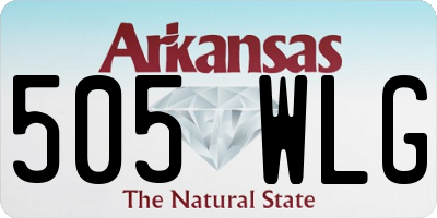 AR license plate 505WLG