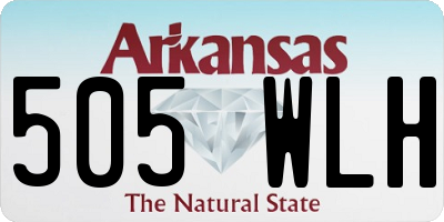 AR license plate 505WLH