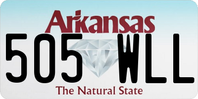 AR license plate 505WLL