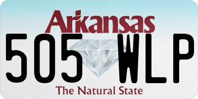 AR license plate 505WLP