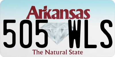 AR license plate 505WLS