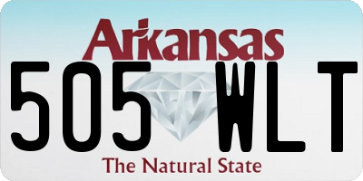 AR license plate 505WLT