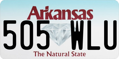 AR license plate 505WLU