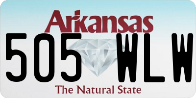 AR license plate 505WLW