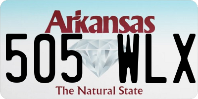 AR license plate 505WLX