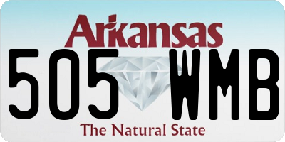AR license plate 505WMB