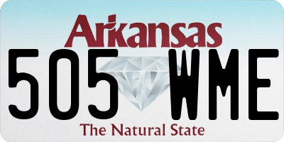 AR license plate 505WME